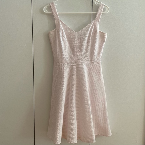 Ann Taylor Seersucker Flare Dress - Picture 2 of 5